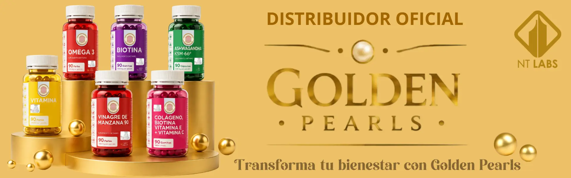 Banner Golden Pearls NTLABS